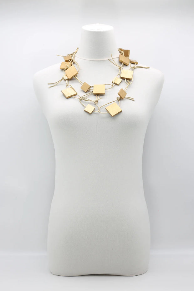 Jianhui Wood Chainlink Necklace