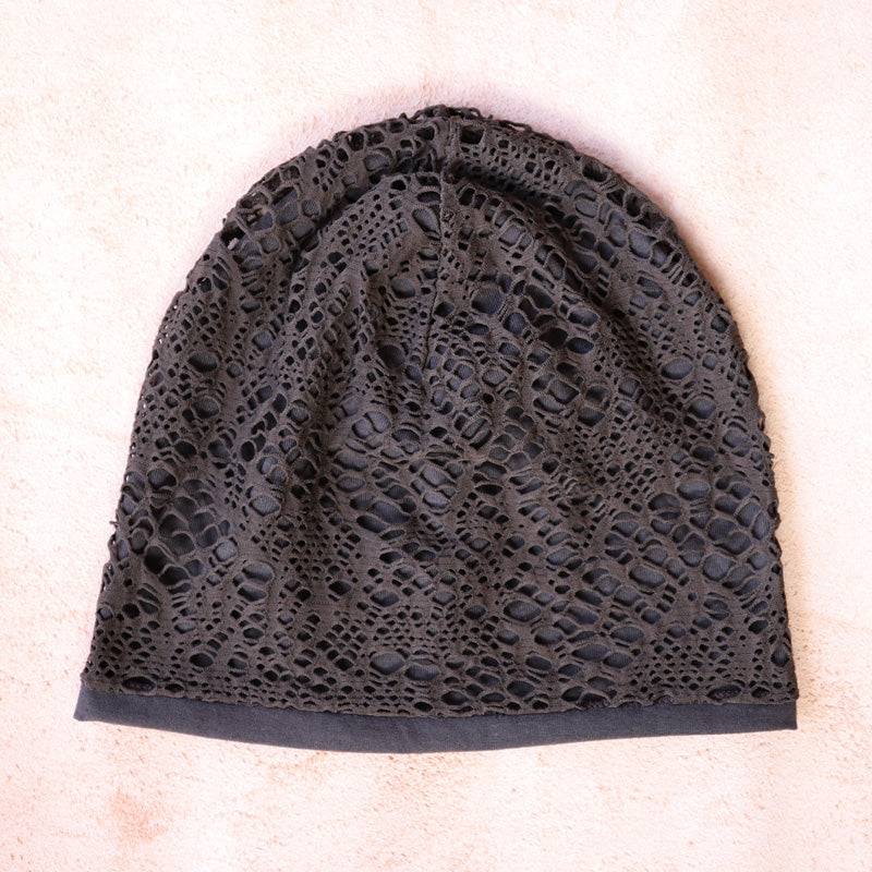 All Net Chocolate Beanie - Essential Elements Chicago