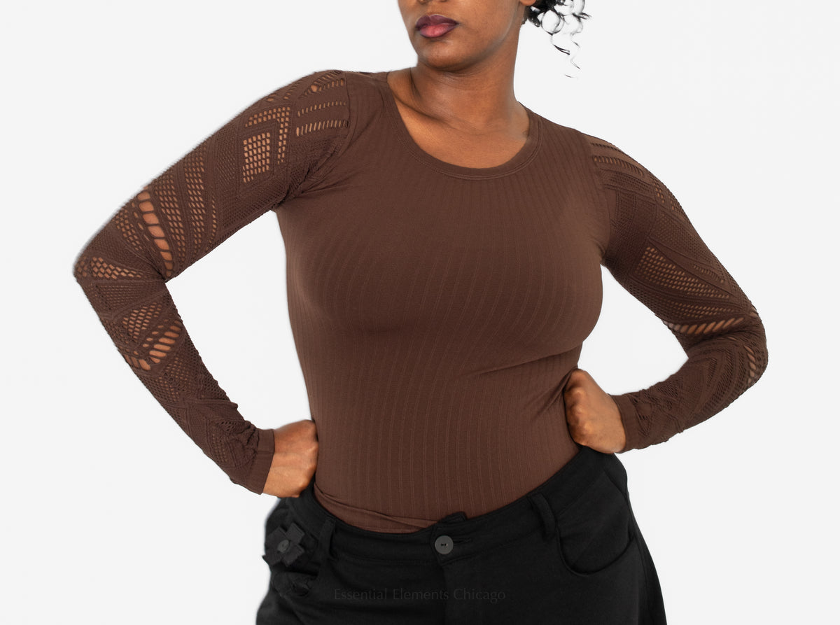 Niki Biki Wide Textured Top