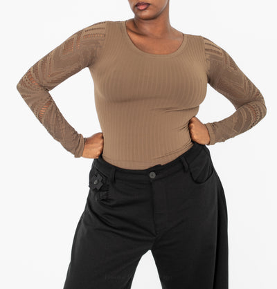 Niki Biki Wide Textured Top