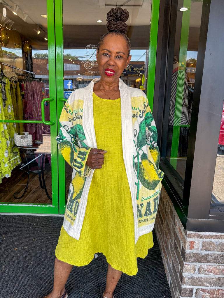 Flour Sack Jacket, Lemonade