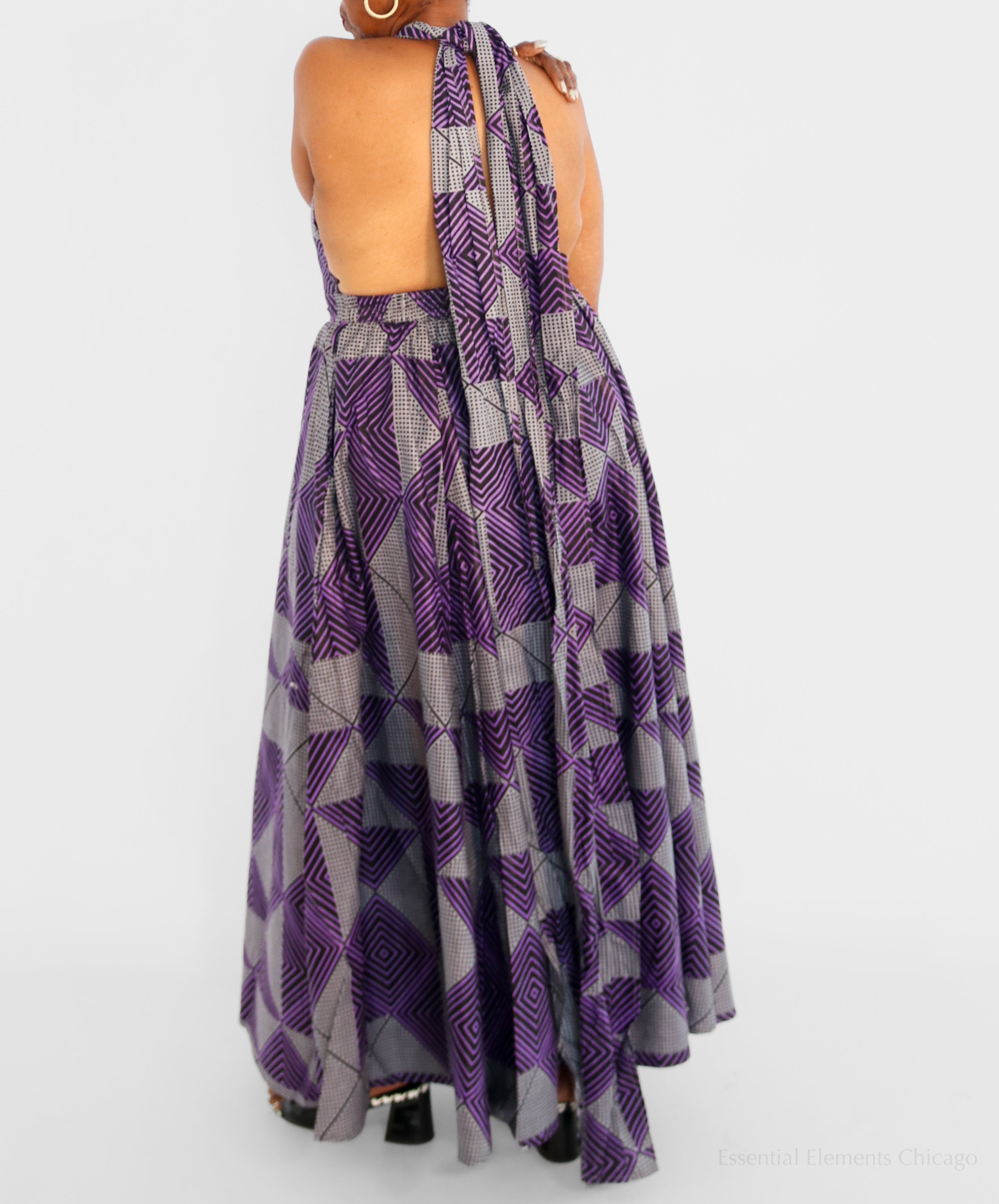 Royal Flow Palazzo Jumpsuit - Essential Elements Chicago