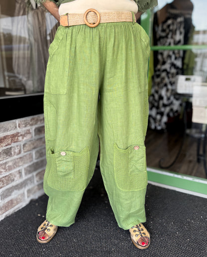 Saga Linen Pocket Pants