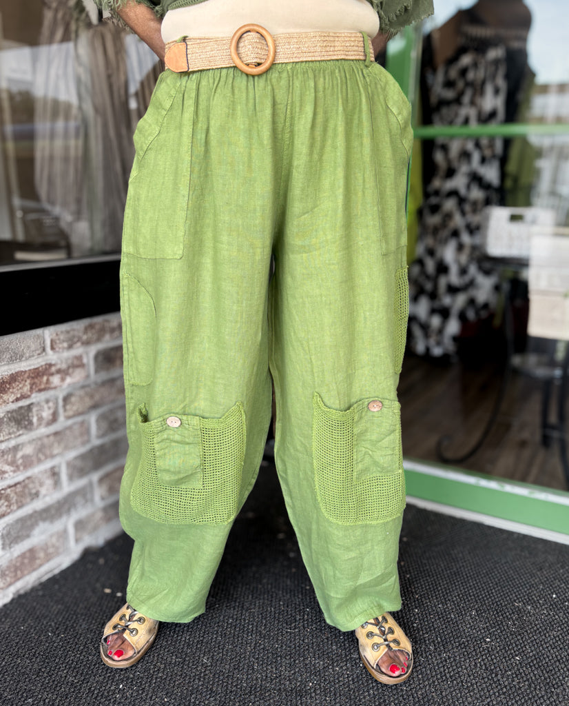 Saga Linen Pocket Pants