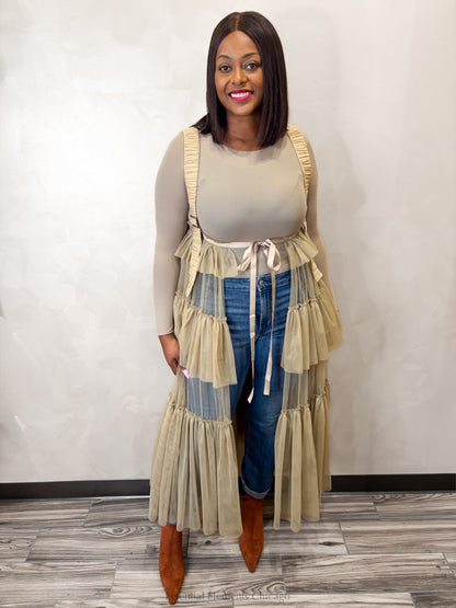 Tiers of Sheers Vest