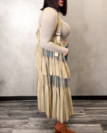 Tiers of Sheers Vest