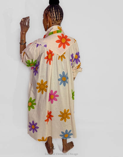 Flowers For The Lady Shirt Dress