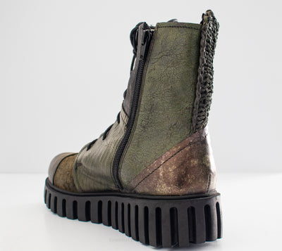 Papucei Anastasia Textured Leather Boots - Essential Elements Chicago