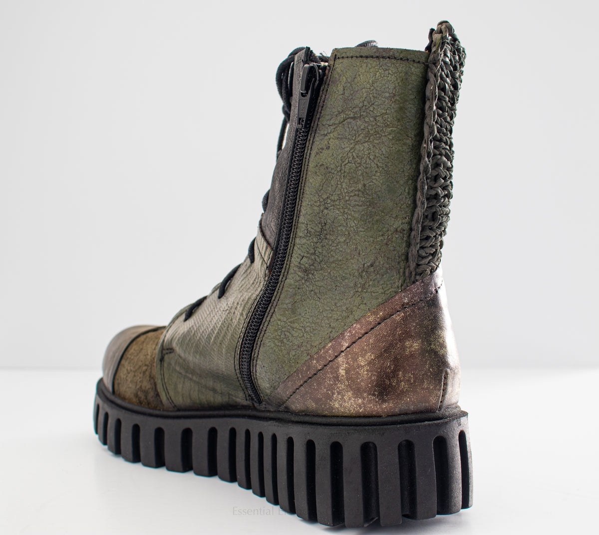 Papucei Anastasia Textured Leather Boots - Essential Elements Chicago