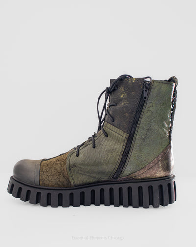 Papucei Anastasia Textured Leather Boots - Essential Elements Chicago