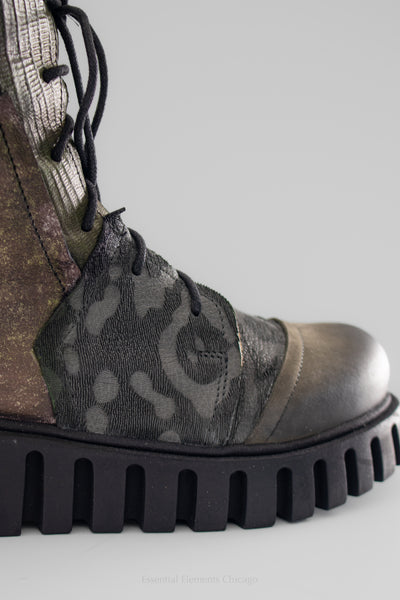 Papucei Anastasia Textured Leather Boots - Essential Elements Chicago