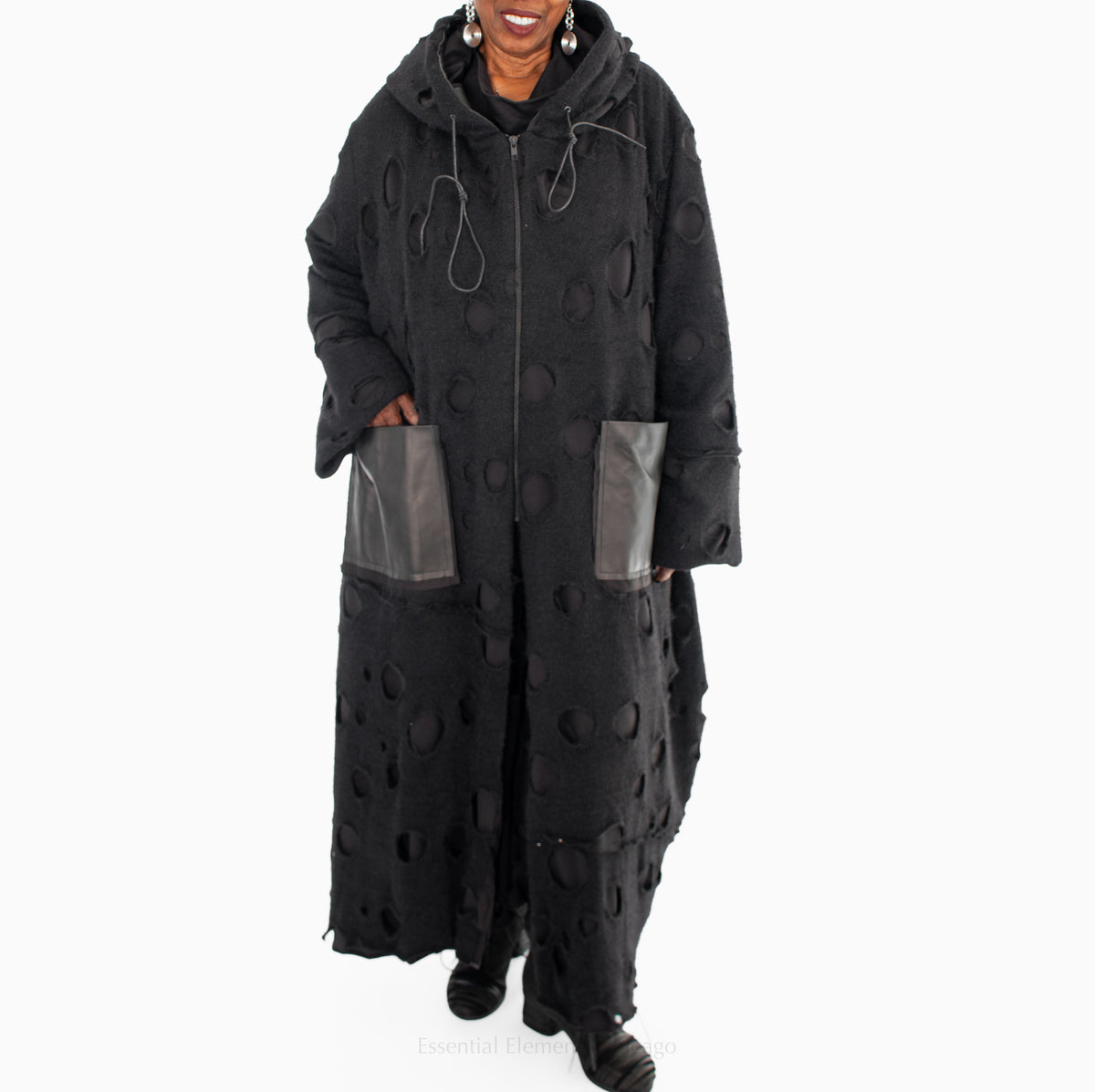 Papucei J. Azira Hooded Coat - Essential Elements Chicago