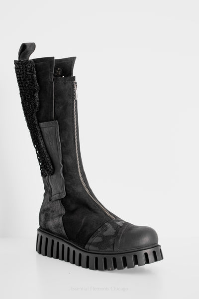 Papucei Lysander Leather Mix Boots - Essential Elements Chicago