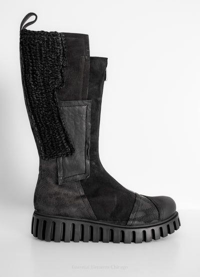 Papucei Lysander Leather Mix Boots - Essential Elements Chicago