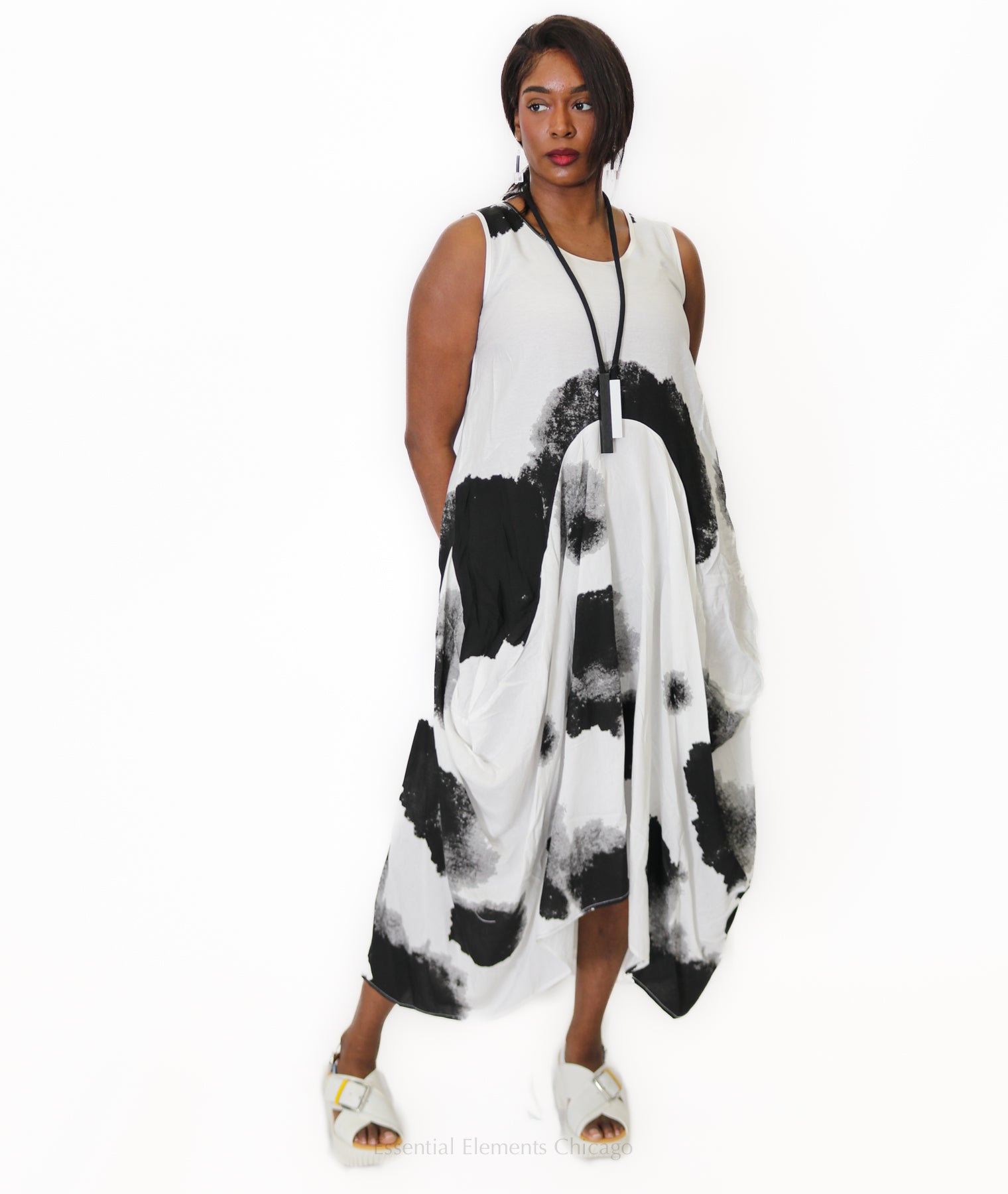 Ink Blot Tank Dress - Essential Elements Chicago