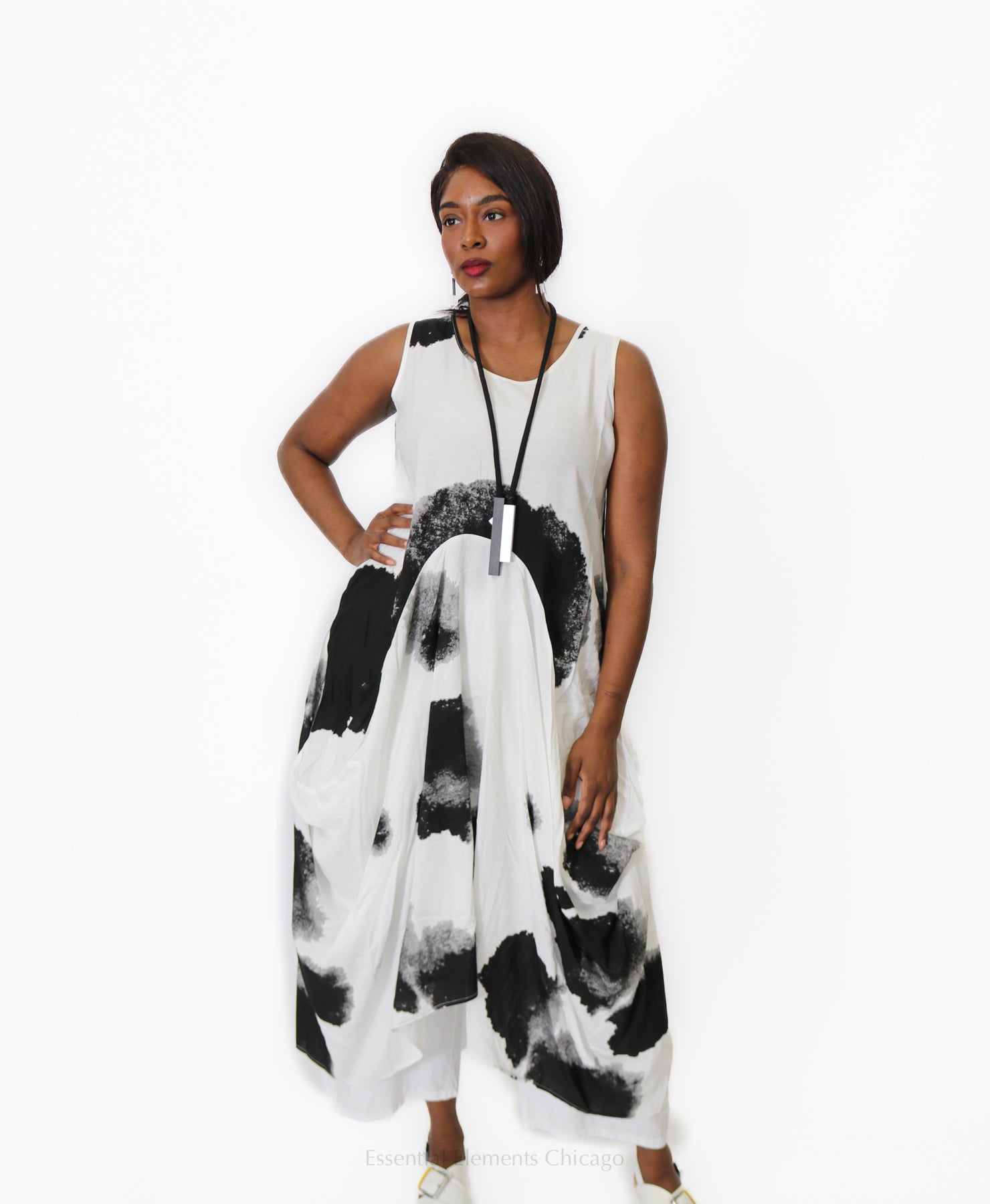 Ink Blot Tank Dress - Essential Elements Chicago