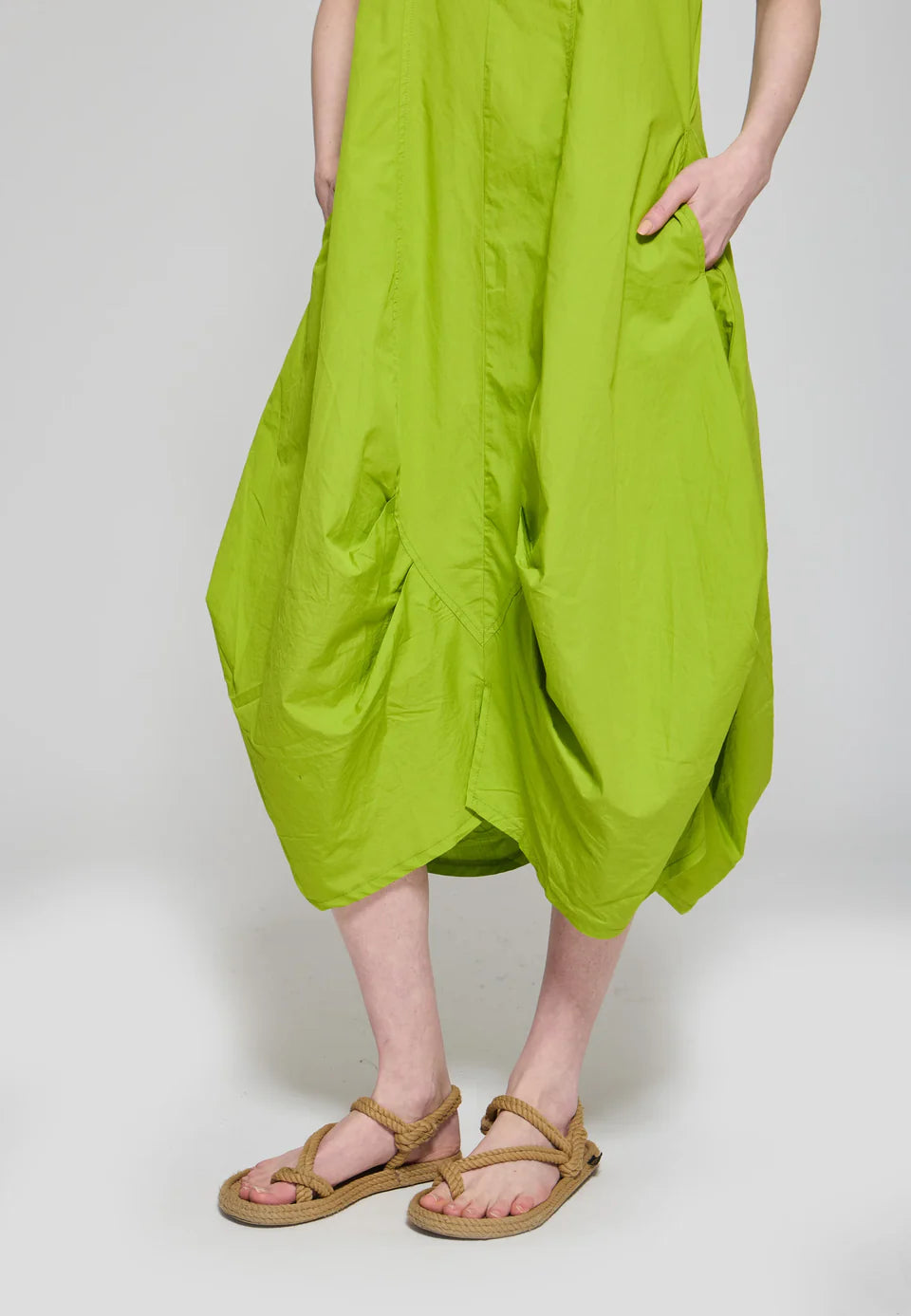 Luukaa Lumina Dress, Pistachio - Essential Elements Chicago