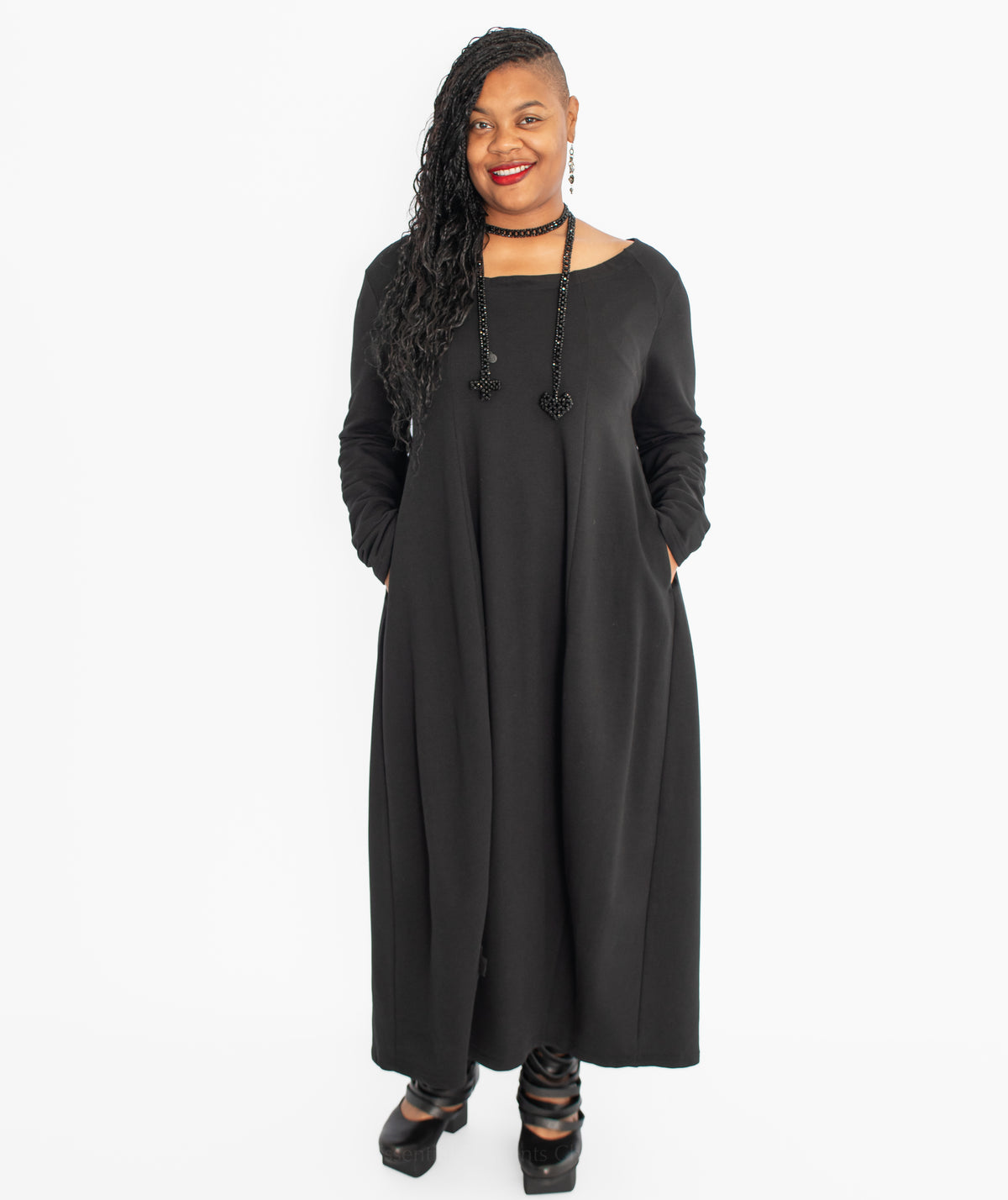 Plüslavie S Dress, Black - Essential Elements Chicago