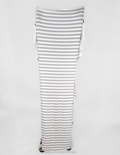Pluslavie Cement Stripe Scarf