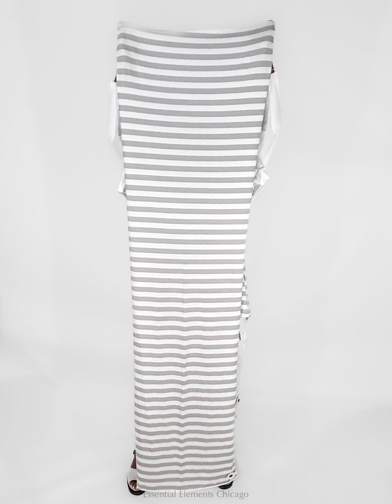 Pluslavie Cement Stripe Scarf