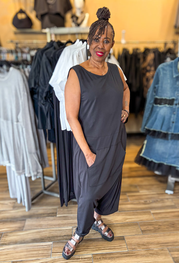 Pluslavie My Jumpsuit, Black - Essential Elements Chicago