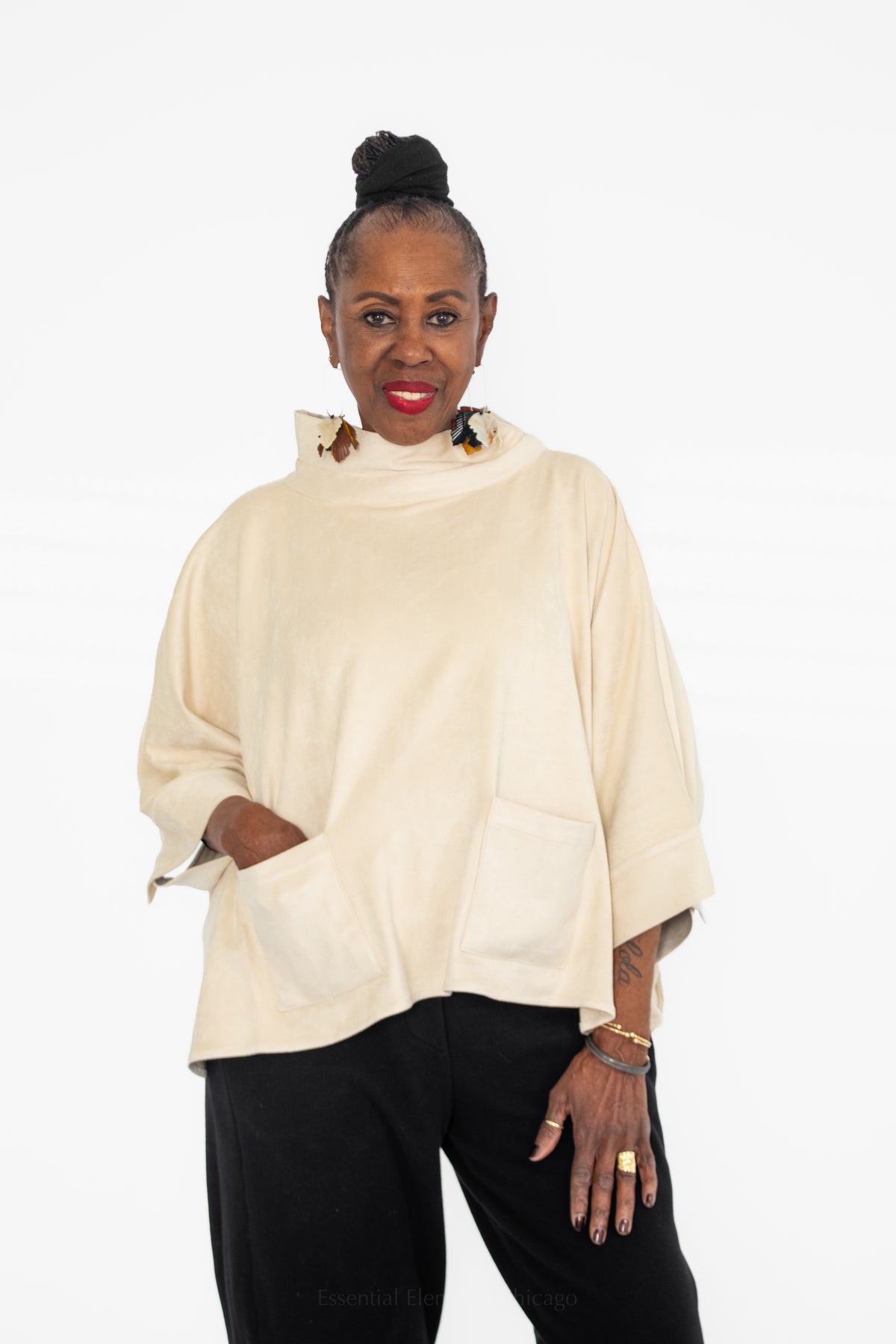 Ravel Faux Suede Muse Top