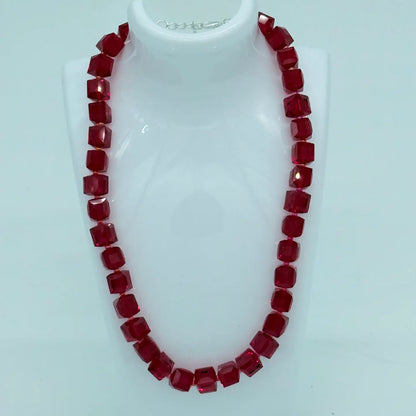 Jianhui Big Crystal Cube Necklace