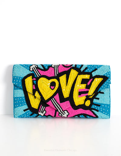 Ricki Love Beaded Clutch