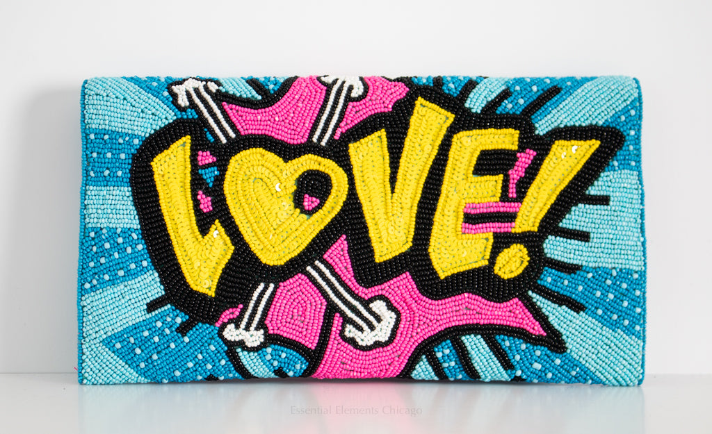Ricki Love Beaded Clutch