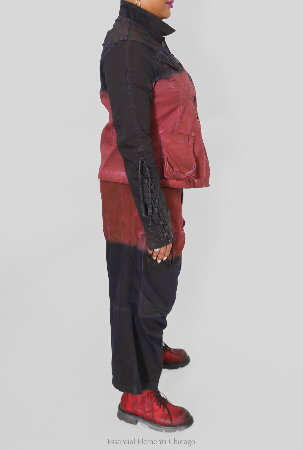 Rundholz Dip Ombre Trousers, Crab Medium