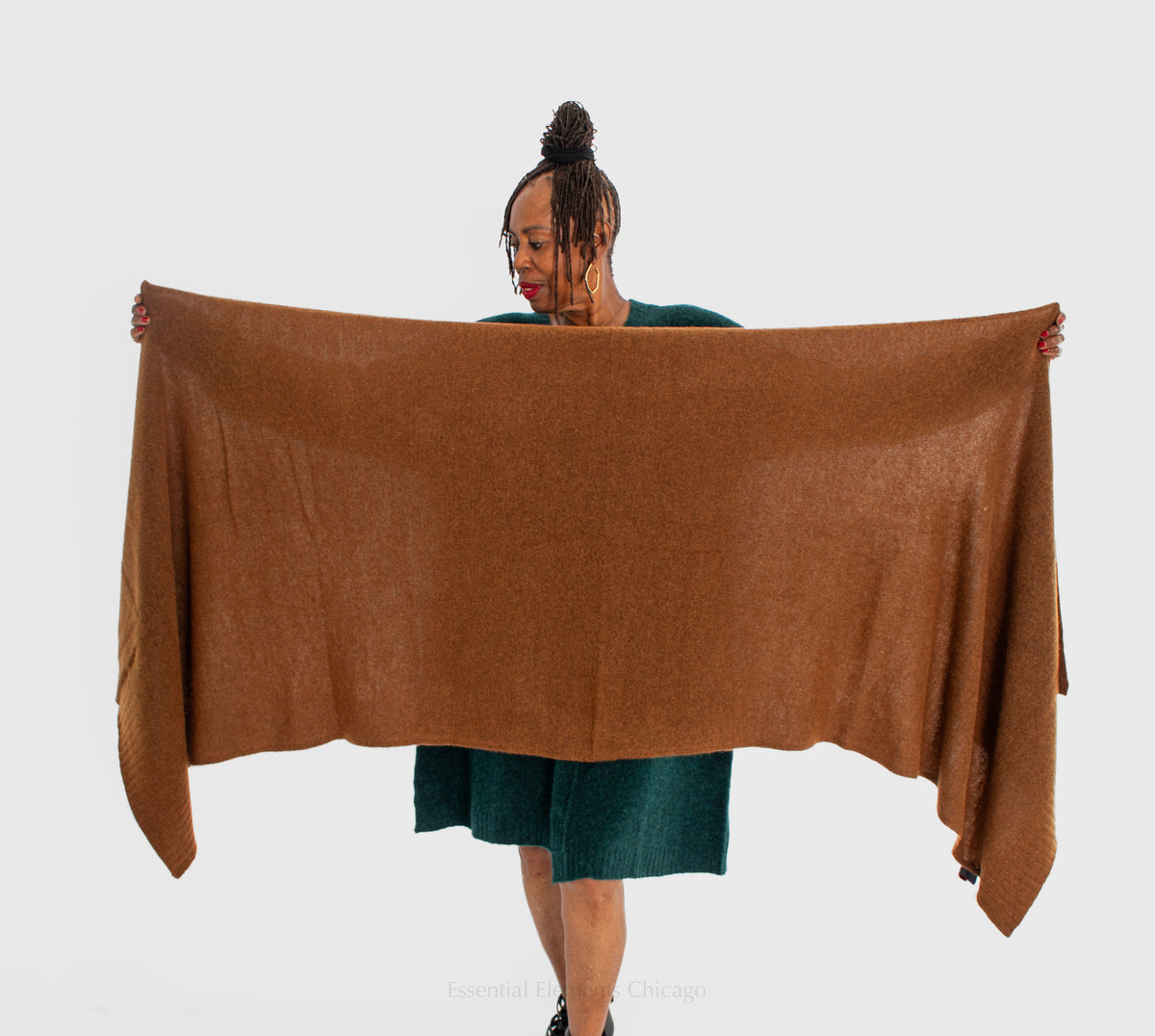 Rubdholz Melange Knitted Scarf