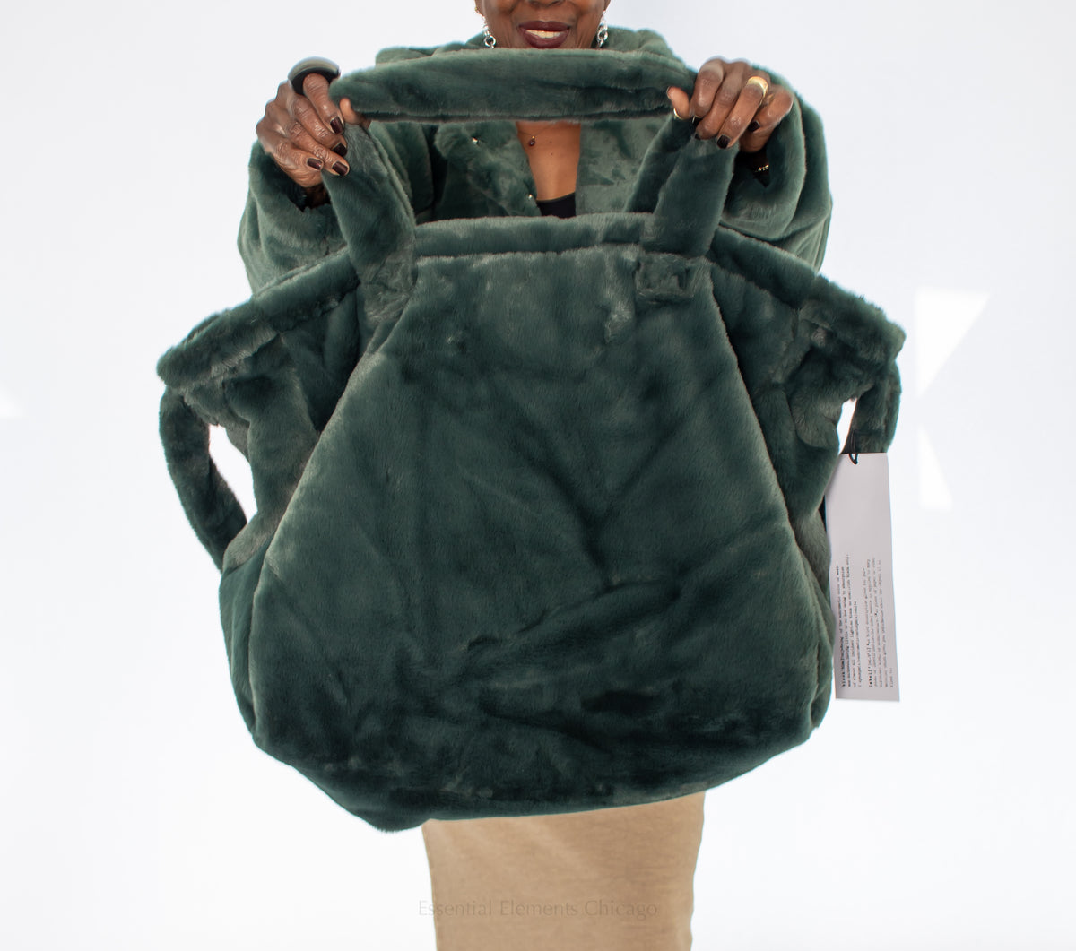 Rundholz Faux Fur Crossbody Bag