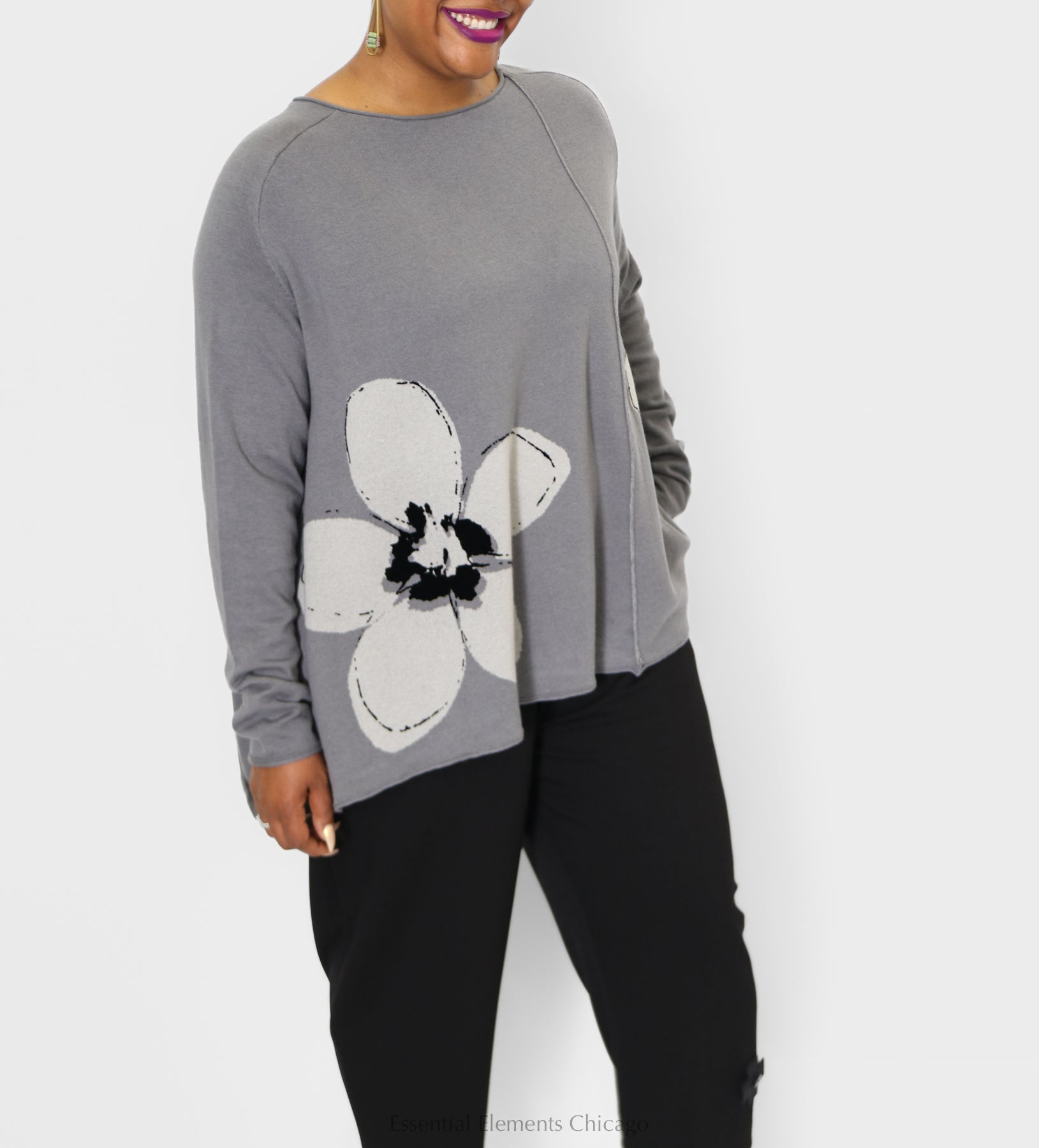 Rundholz Black Label Flower Pullover