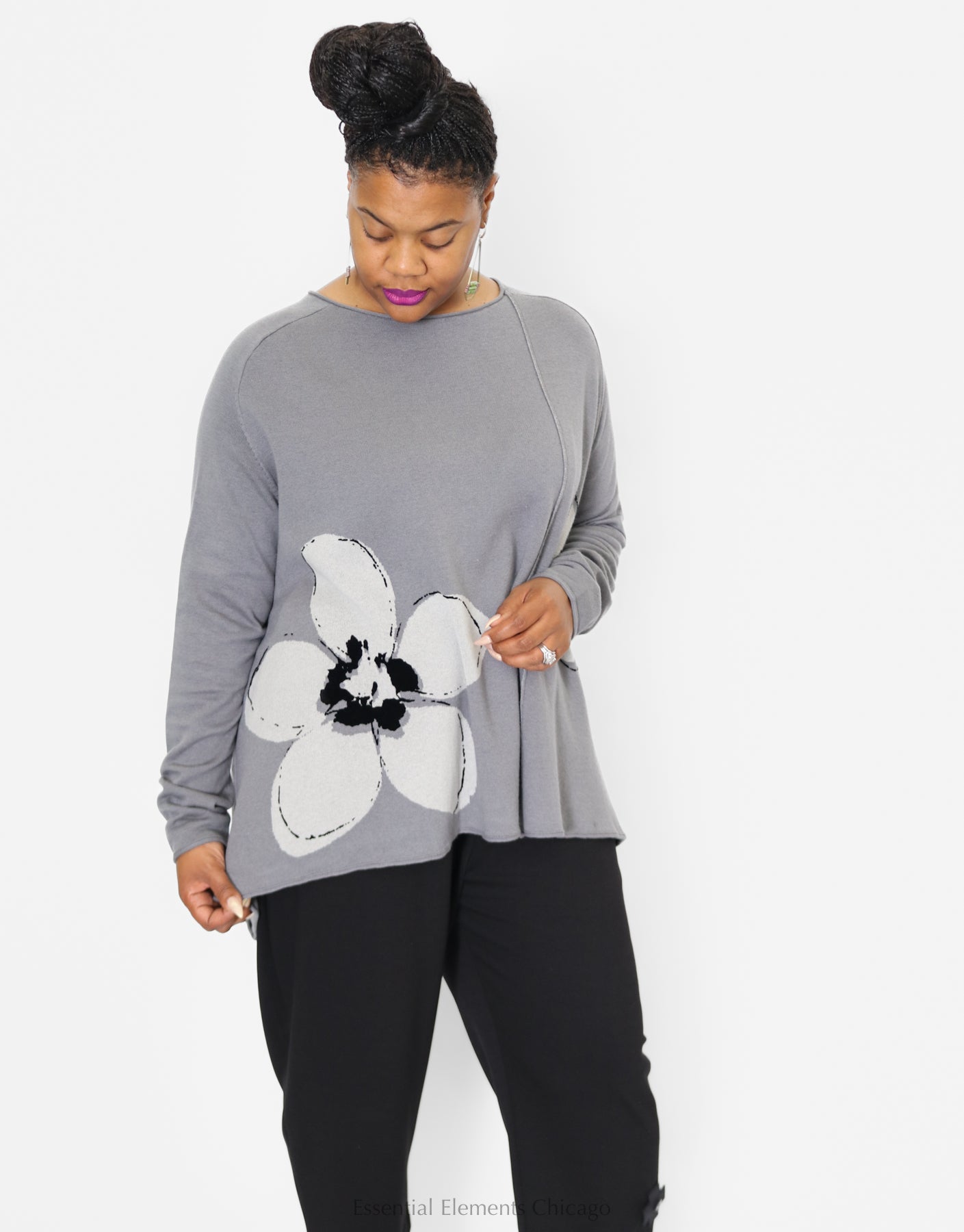 Rundholz Black Label Flower Pullover