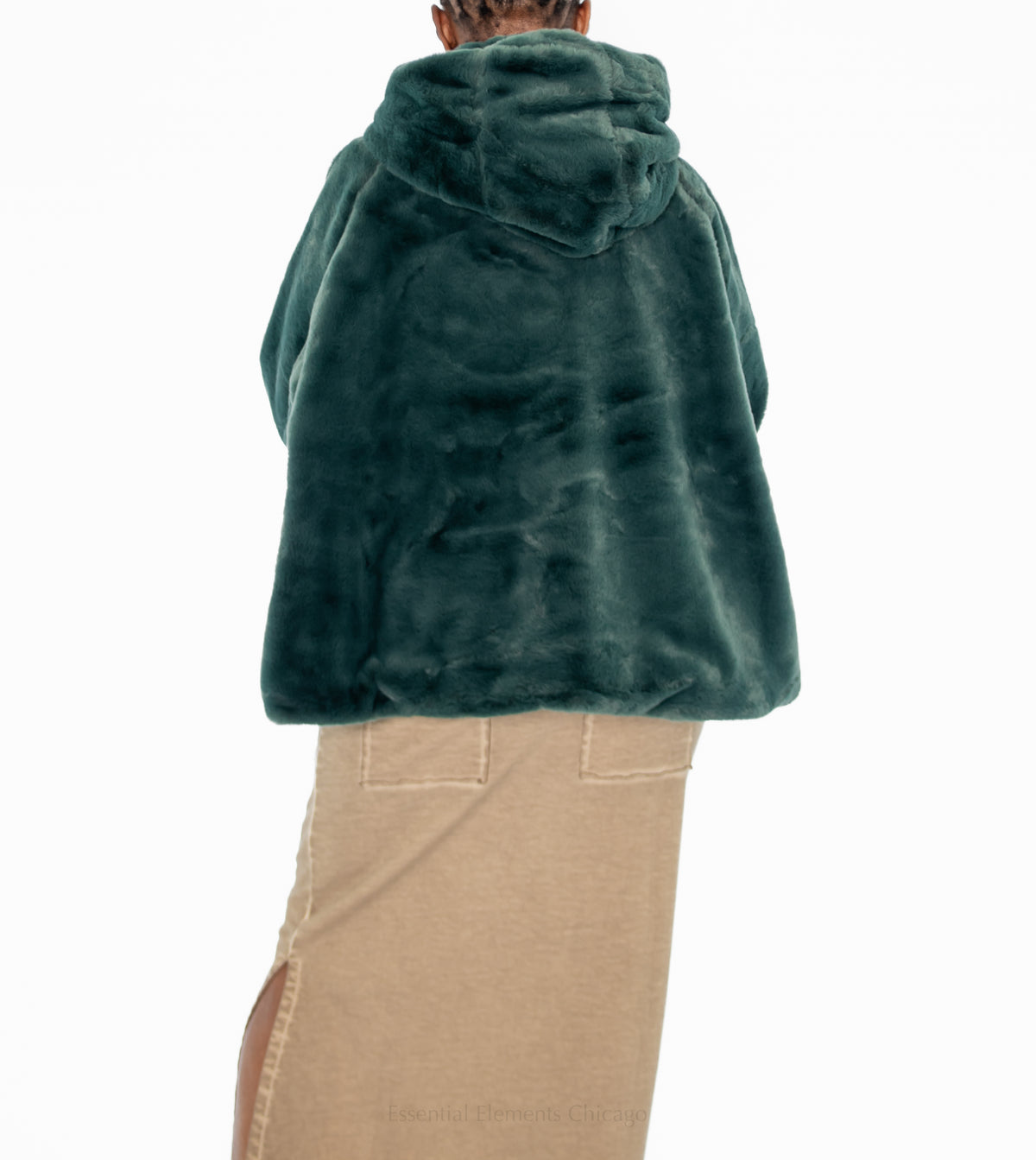 Rundholz Faux Fur Jacket, Forest