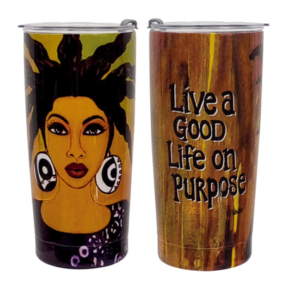 Shades of Color Stainless Steel Travel Tumbler