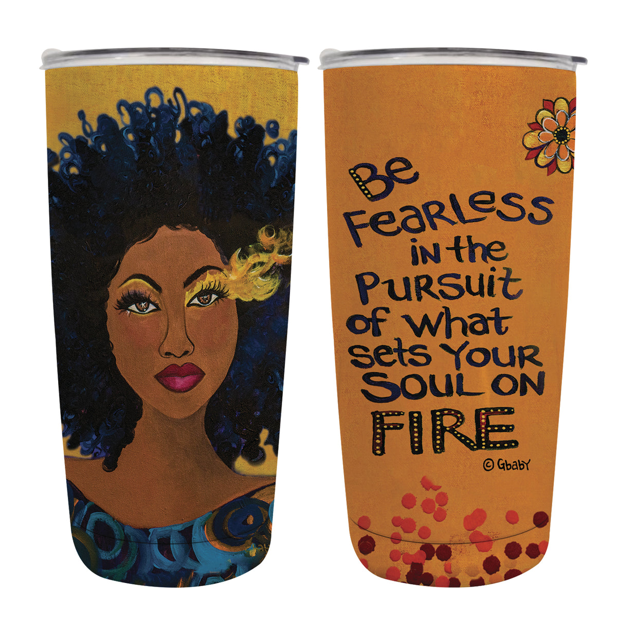 Shades of Color Stainless Steel Travel Tumbler