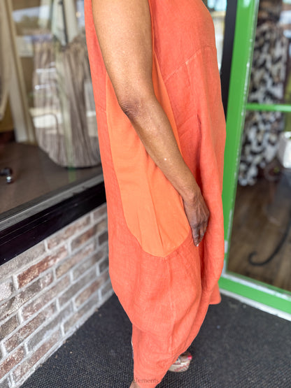Saga Linen and Cotton Dress
