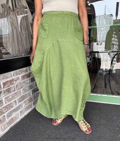 Saga Linen Skirt
