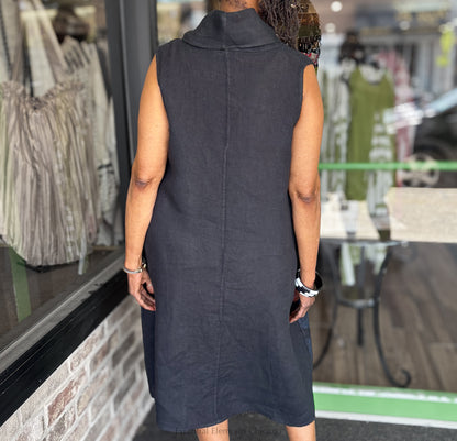 Saga Printed Linen Dress