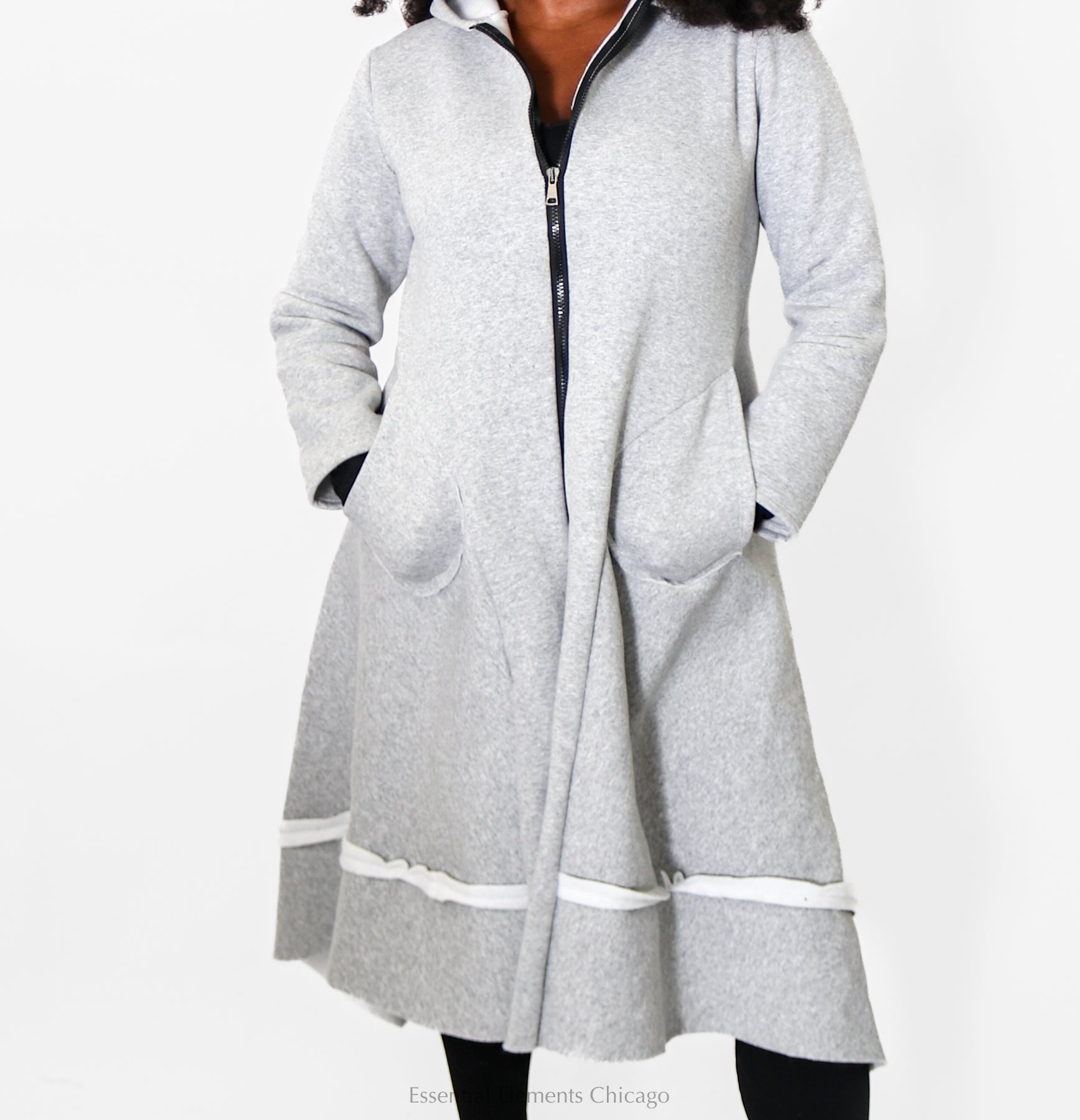 Saga Hooded Jacket, Grey