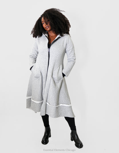 Saga Hooded Jacket, Grey