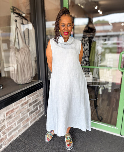 Saga Simple Cowl Dress