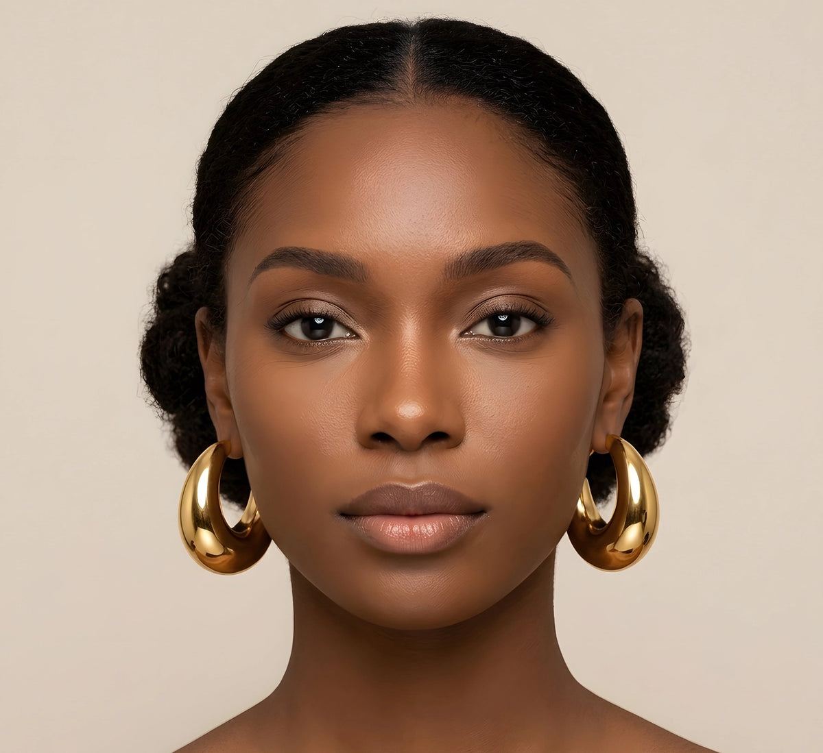 Satsuma Crescent Earrings