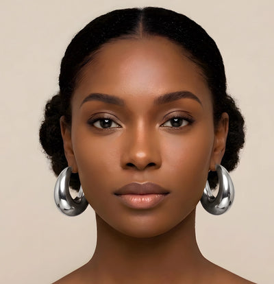 Satsuma Crescent Earrings