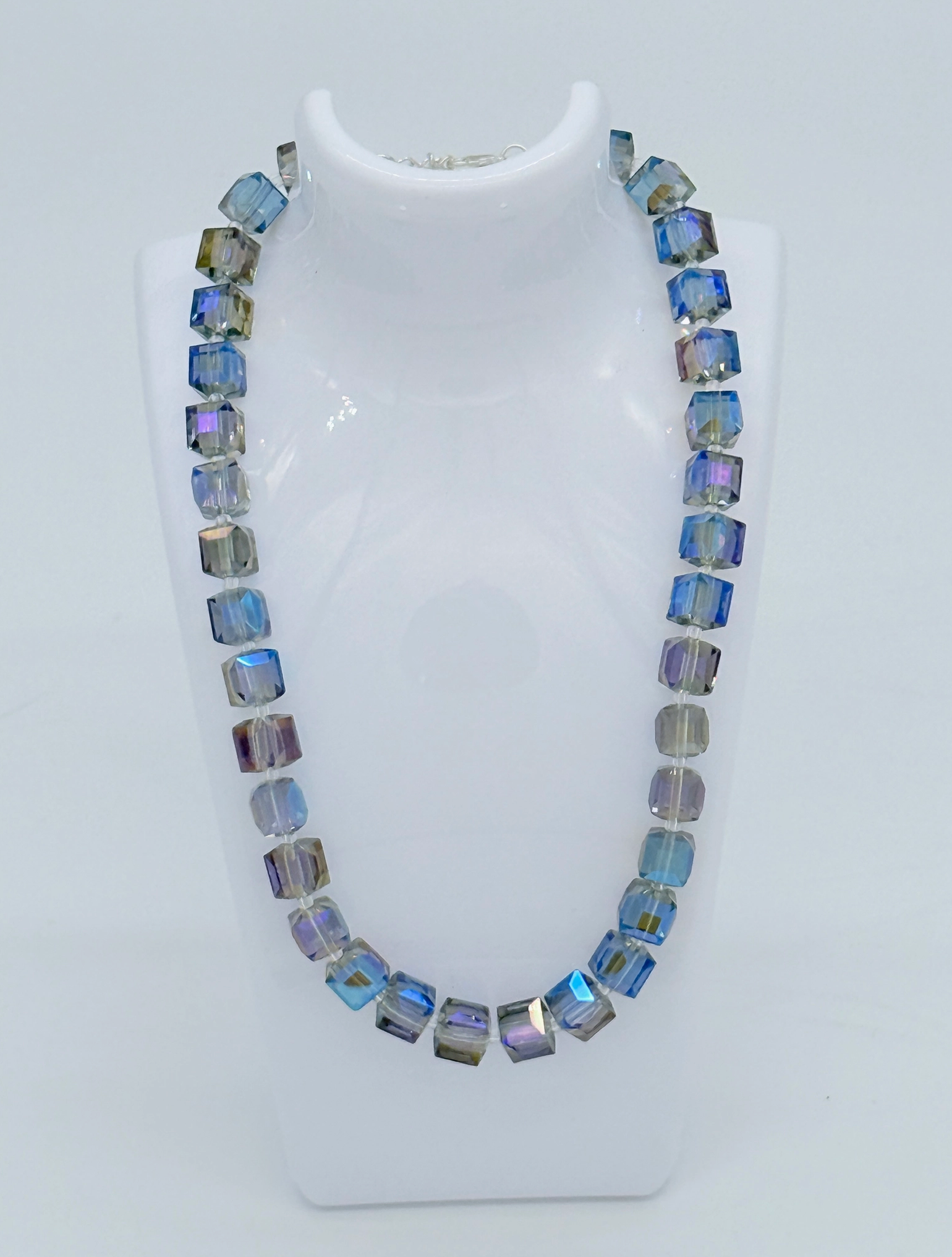 Jianhui Big Crystal Cube Necklace