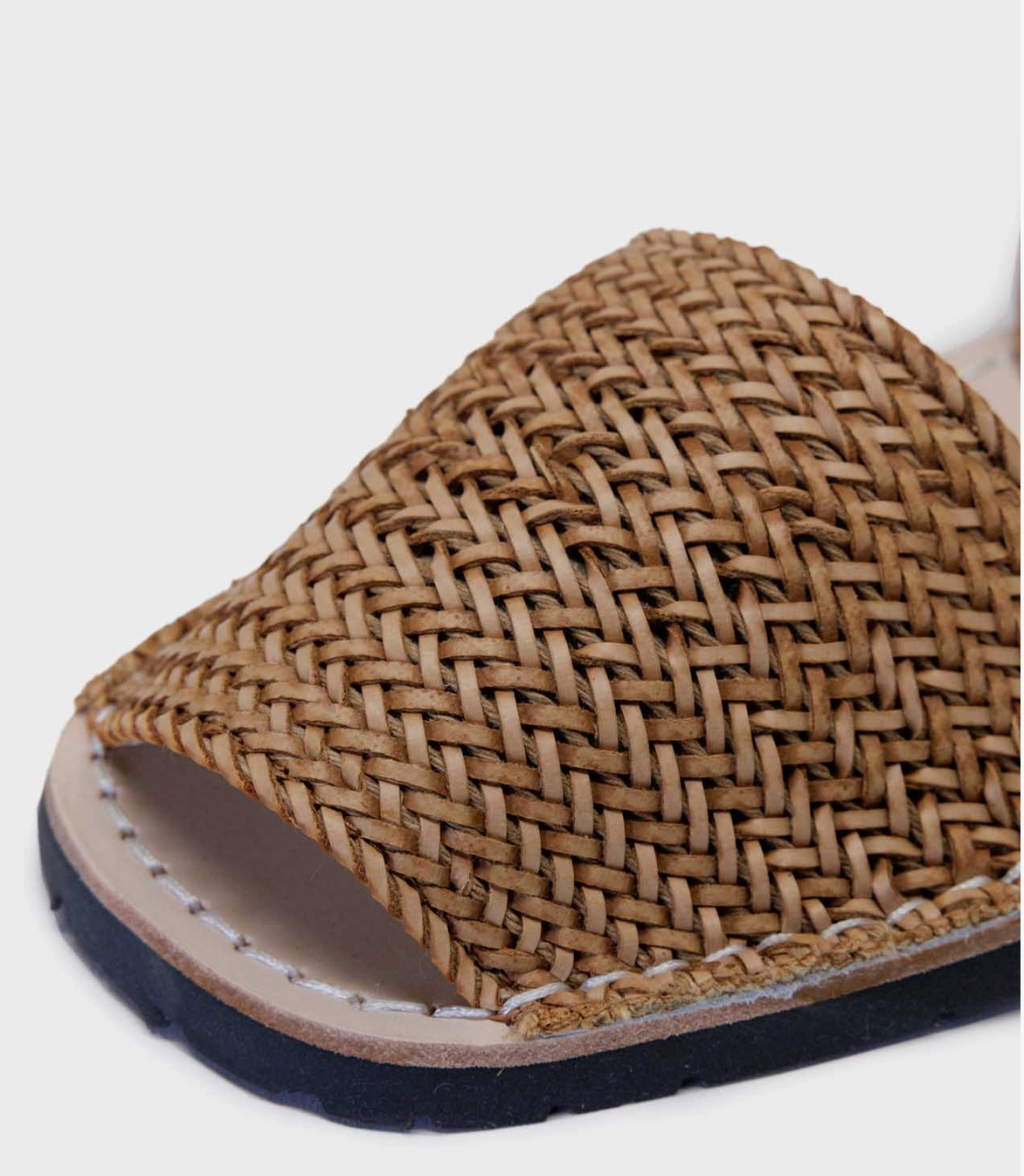 Pons Classic Sandal Woven, Carmel - Essential Elements Chicago