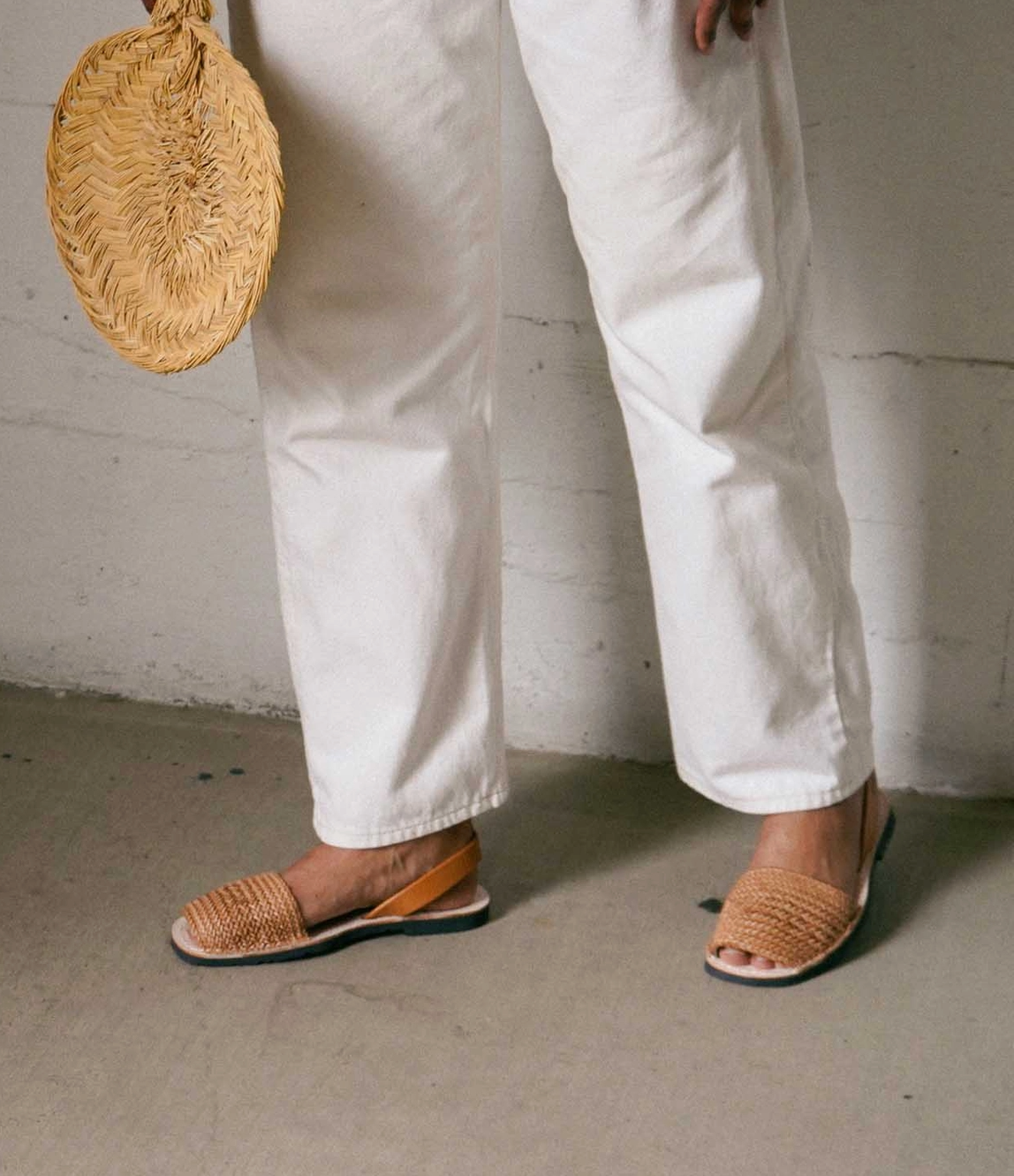 Pons Classic Sandal Woven, Carmel - Essential Elements Chicago