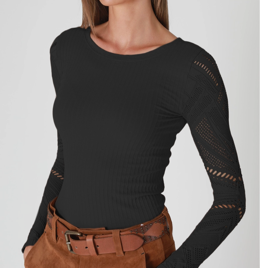 Niki Biki Wide Textured Top