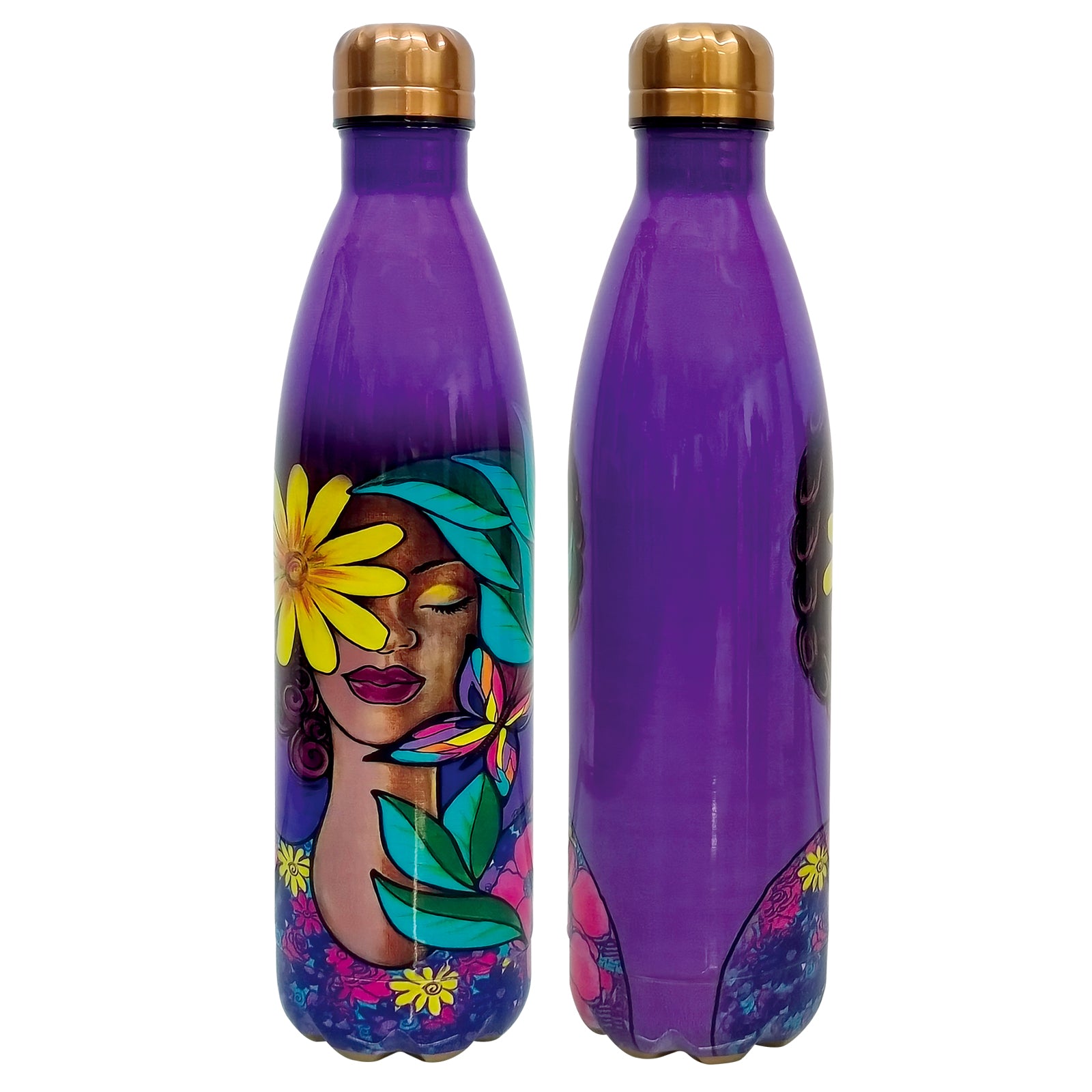 Shades of Color Stainless Steel Travel Bottle